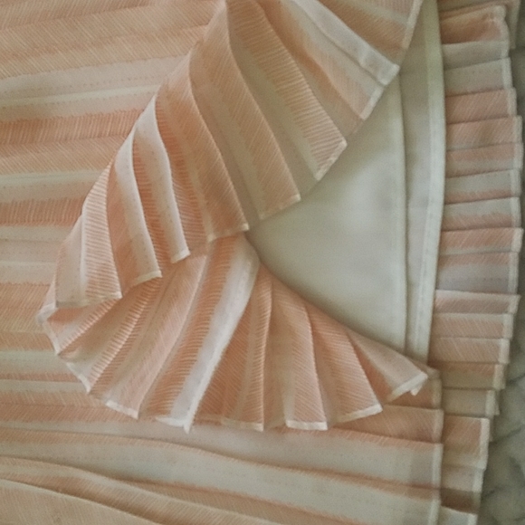 NWT BCBGeneration Sea Coral Combo Pleated Miniskirt Size S - Picture 4 of 5